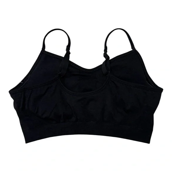 ATHLETA RENEW Seamless Bra Black size Medium D/DD NEW Lounge Yoga Active - Picture 4 of 5